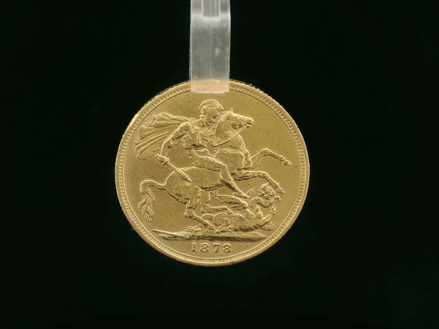 22CT 8G Gold Sovereign - 1878