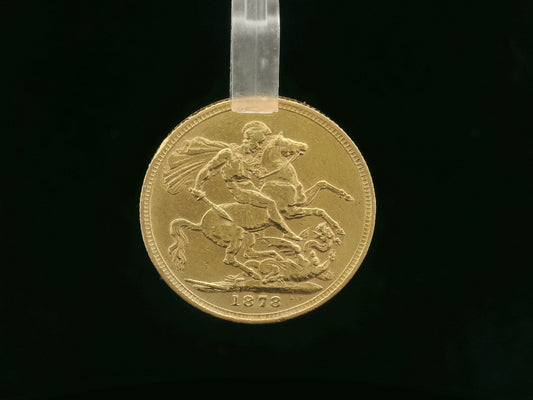 22CT 8G Gold Sovereign - 1878