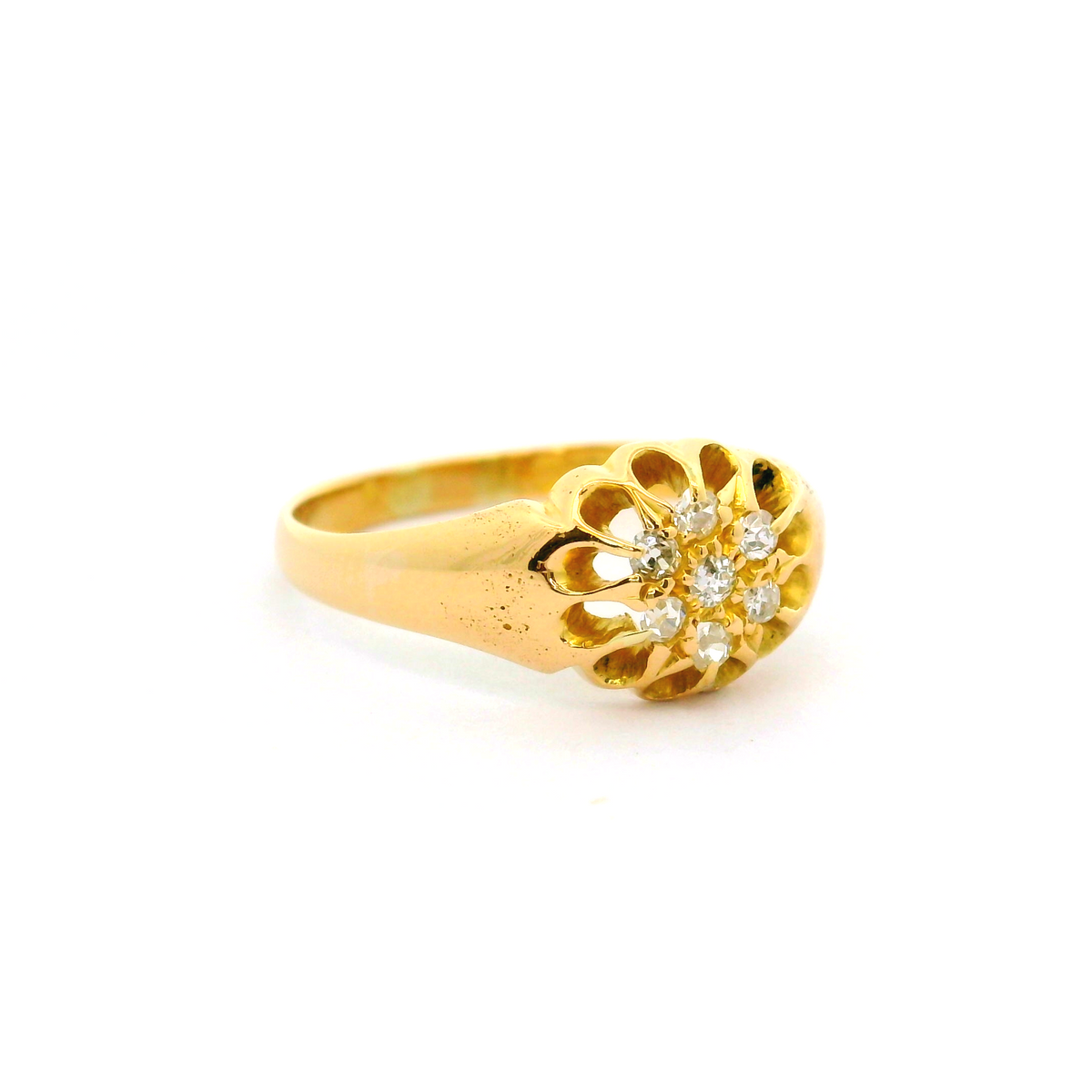 18ct Diamond Cluster Ring