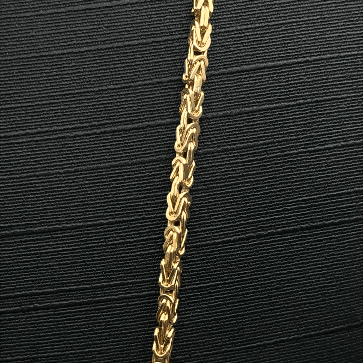 9CT Yellow Gold box chain - 26"- 16.6G