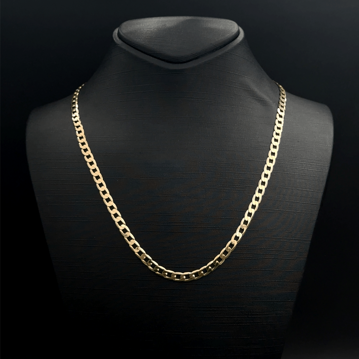 9CT Yellow Gold Preowned Curb Chain - 20""- 13.9G