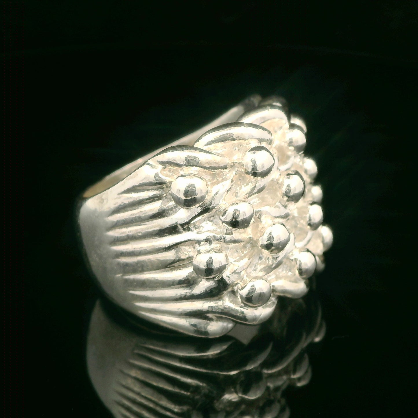 925 Sterling Silver Keepers RIng - Size Z"- 33.5G