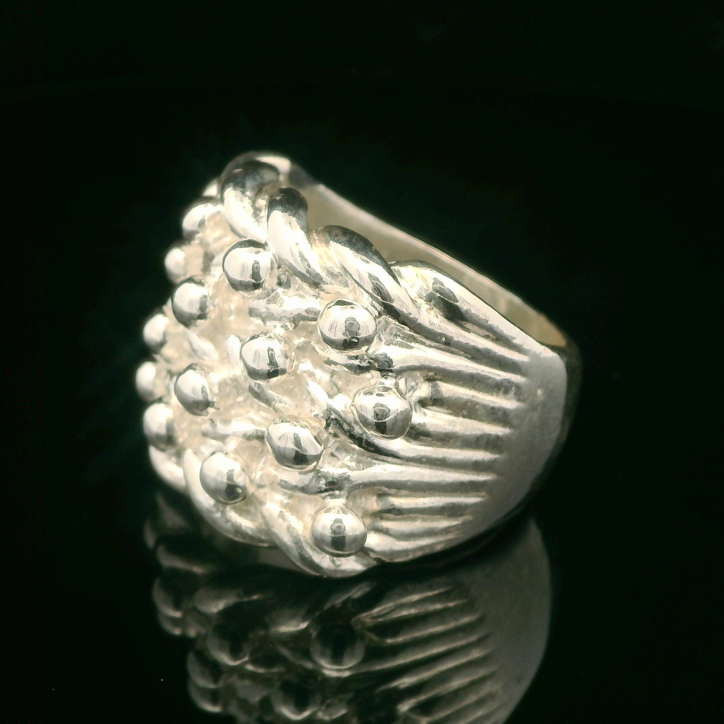 925 Sterling Silver Keepers RIng - Size Z"- 33.5G