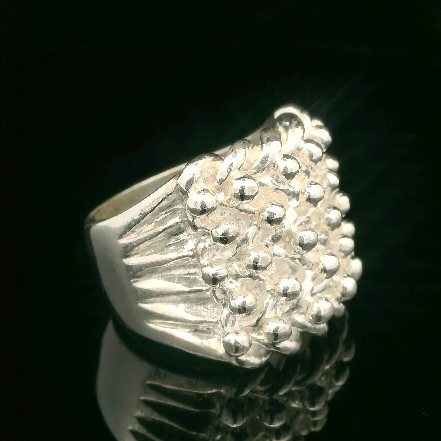 925 Sterling Silver Keepers RIng - Size X"- 30.7G