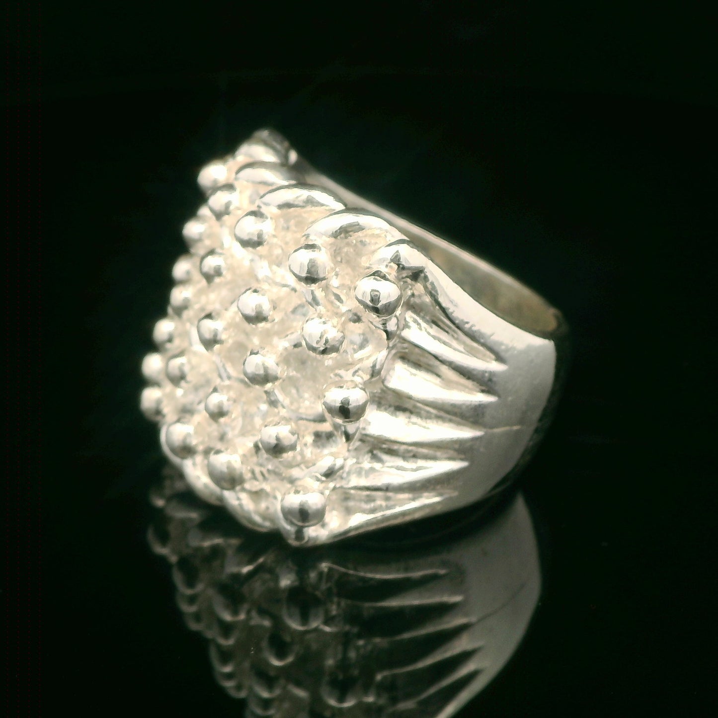 925 Sterling Silver Keepers RIng - Size X"- 30.7G