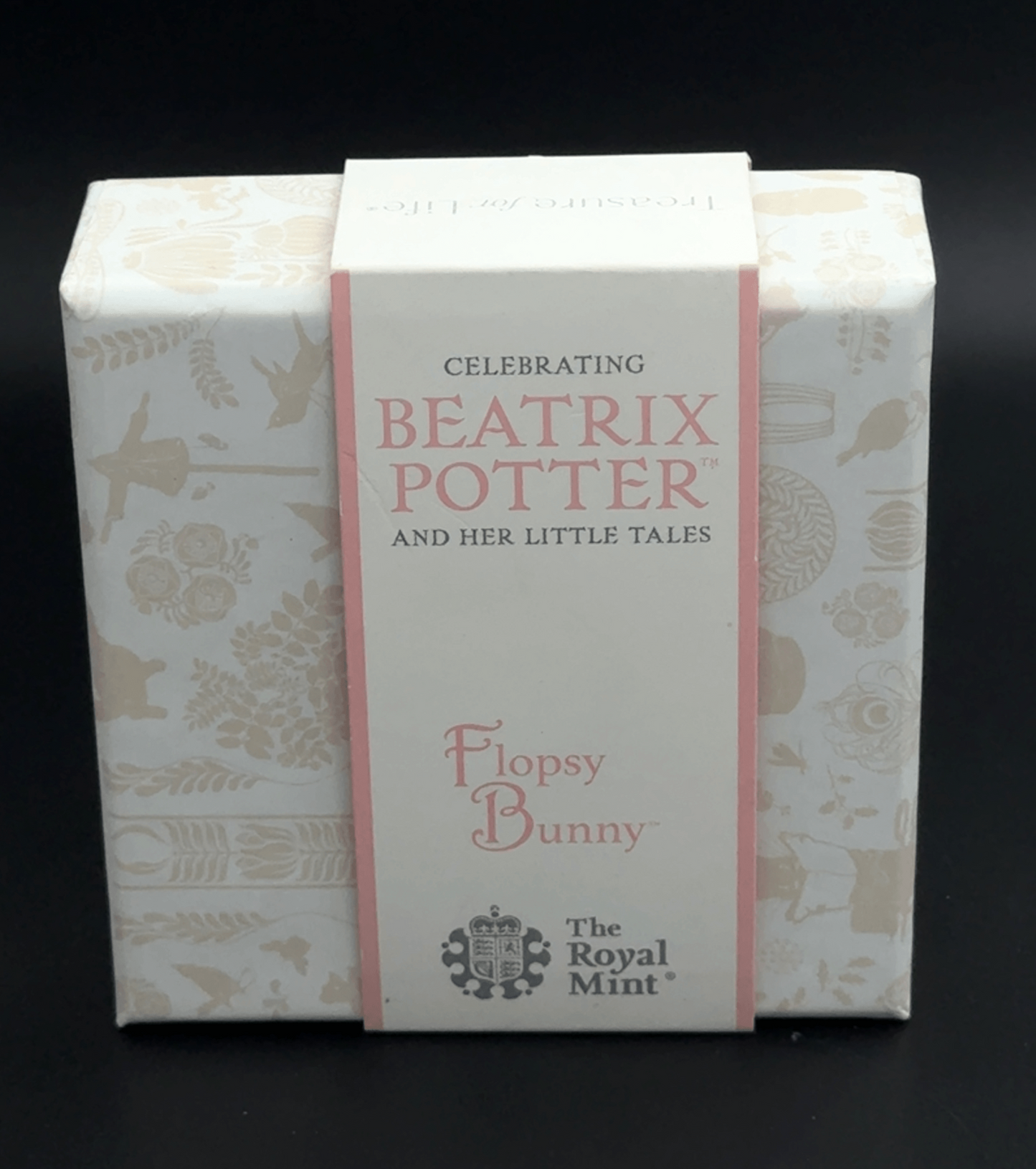 Sterling Silver Beatrix Potter, Flopsy Bunny Commerative Coin