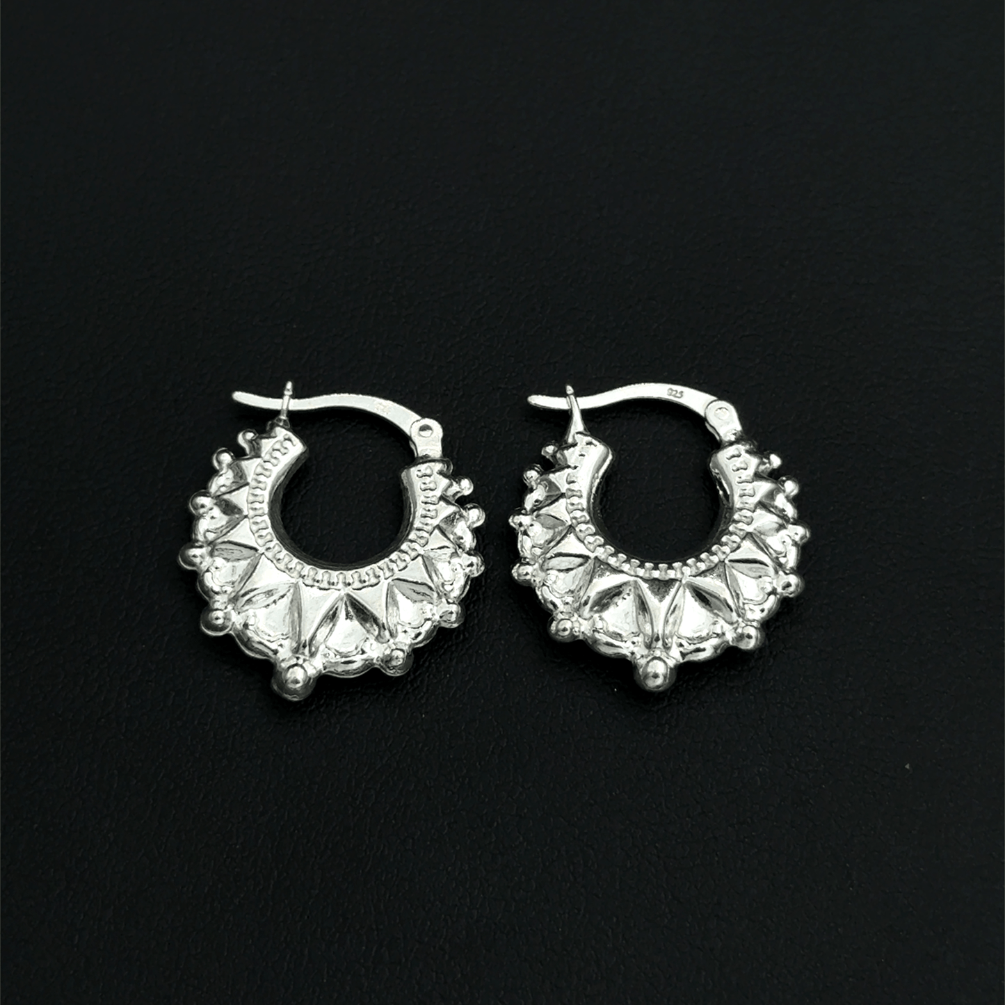 925 Sterling SIlver 2.5G Creole Earrings