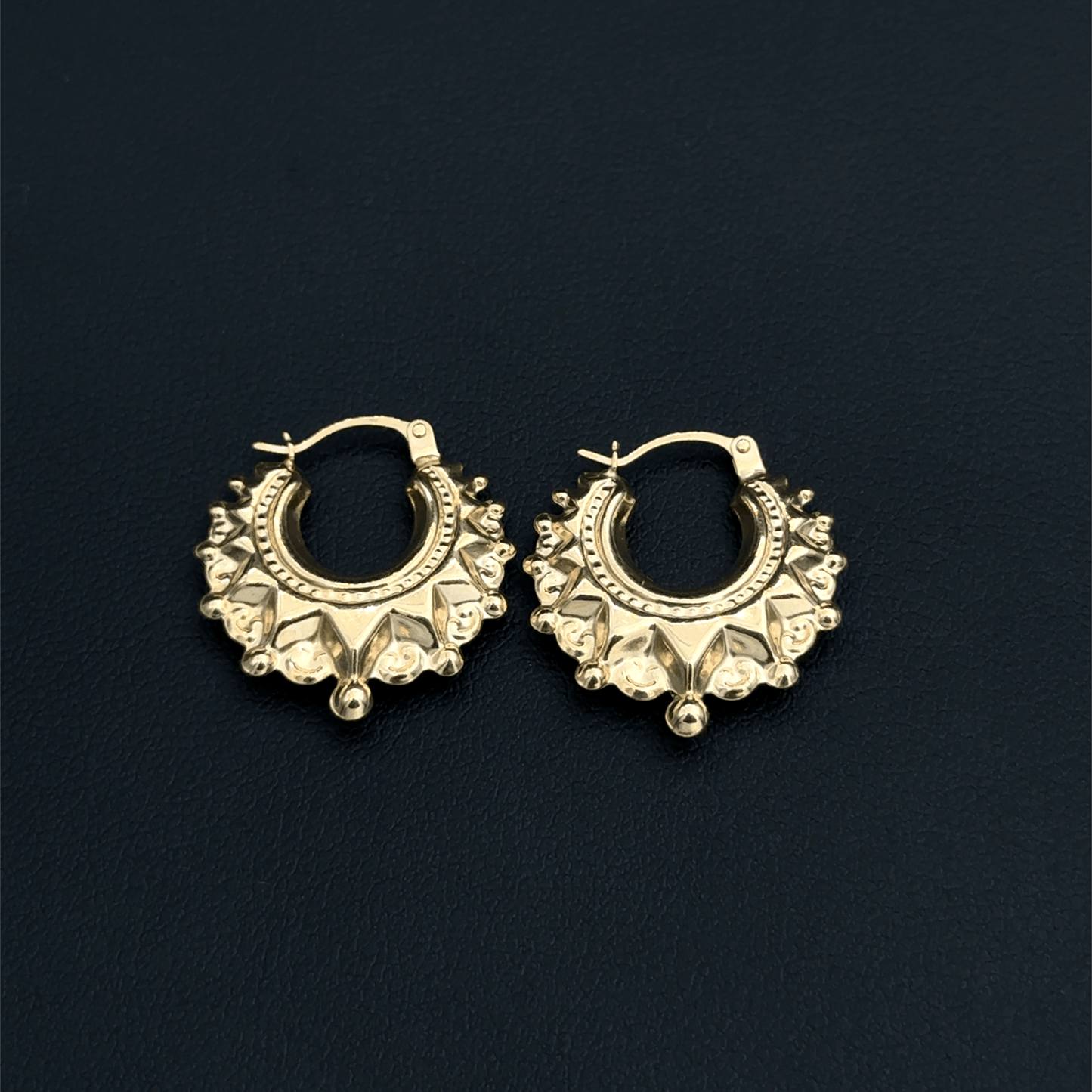 9CT Yellow Gold 1.5G Creole Earrings