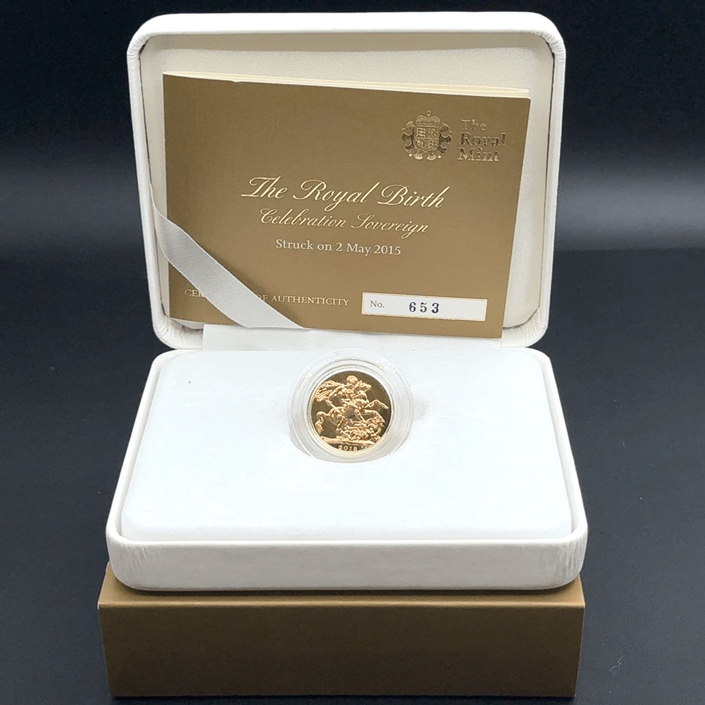The Royal Mint The Royal Birth 2015 Celebration Sovereign