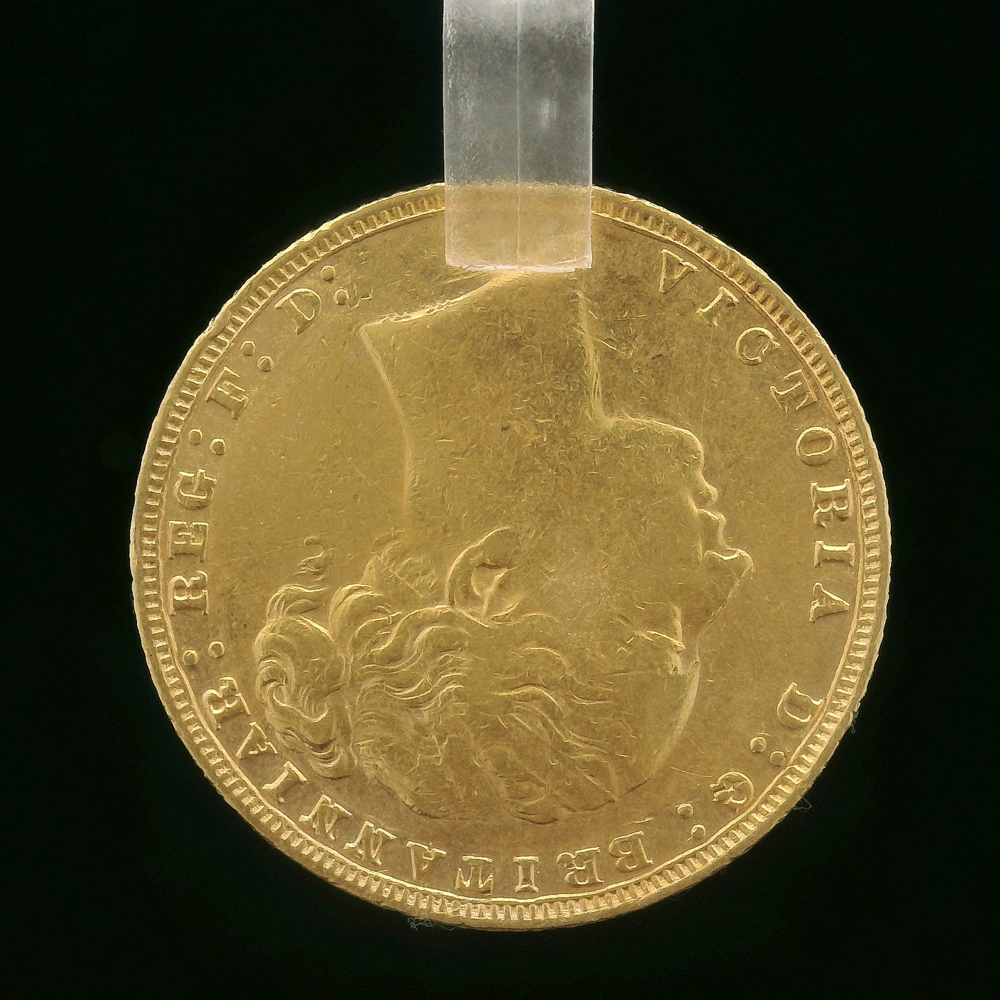22CT 8G Gold Sovereign - 1876 -