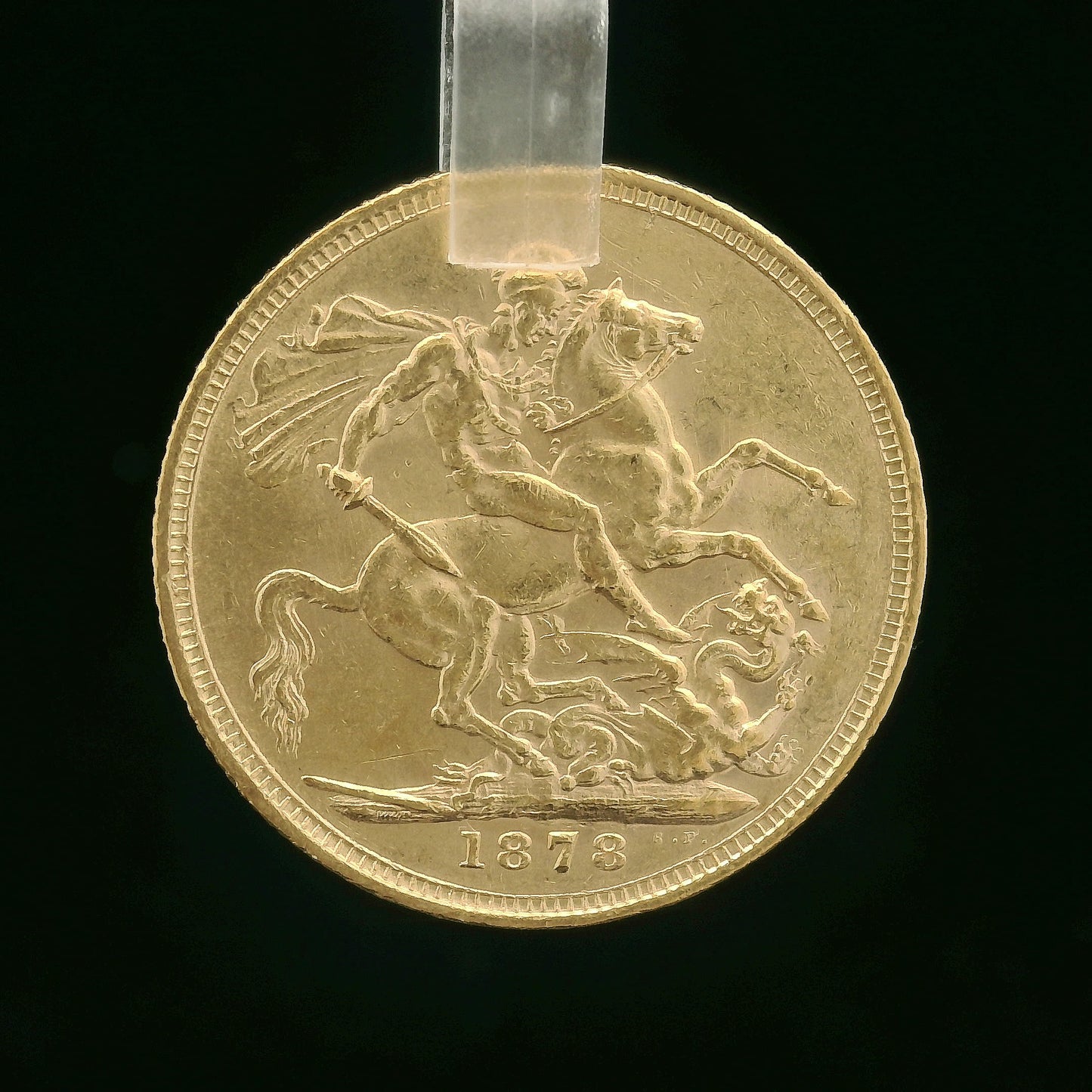 22CT 8G Gold Sovereign - 1878