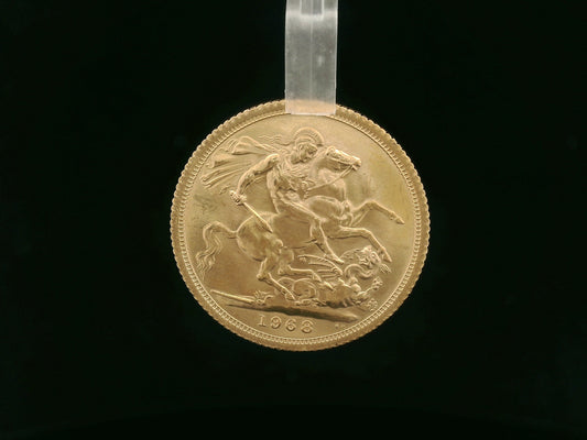 22CT 8G Gold Sovereign - 1968