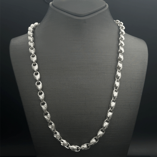 925 Sterling Silver Tulip Chain - 24""- 101G -