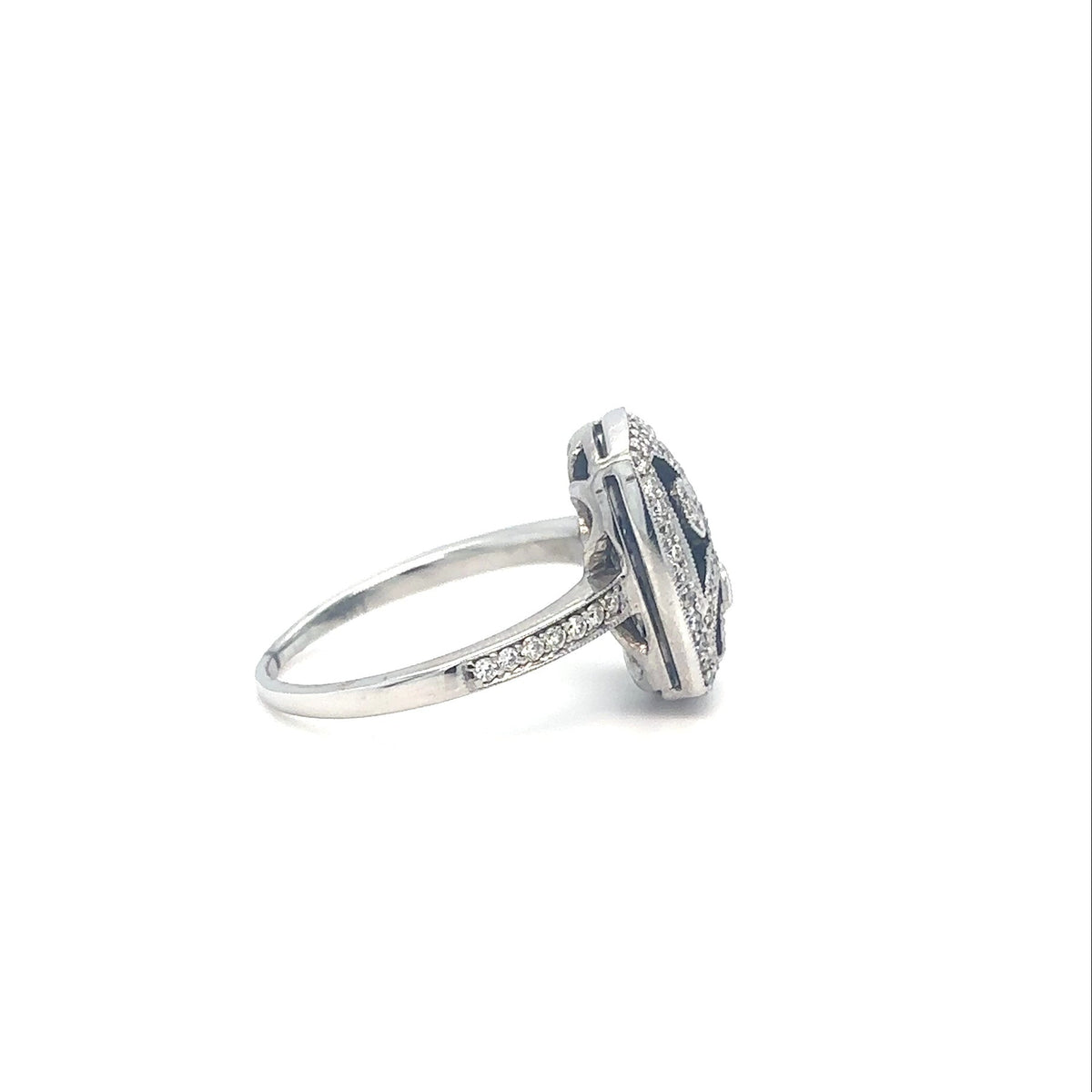 18ct Diamond & Sapphire Ring