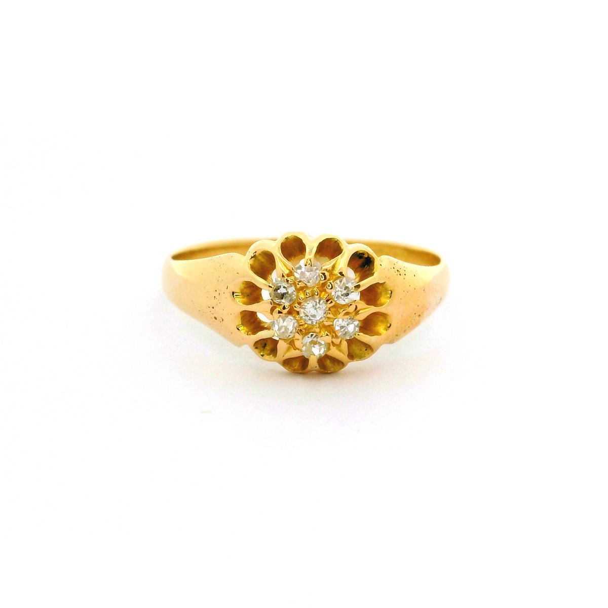 18ct Diamond Cluster Ring