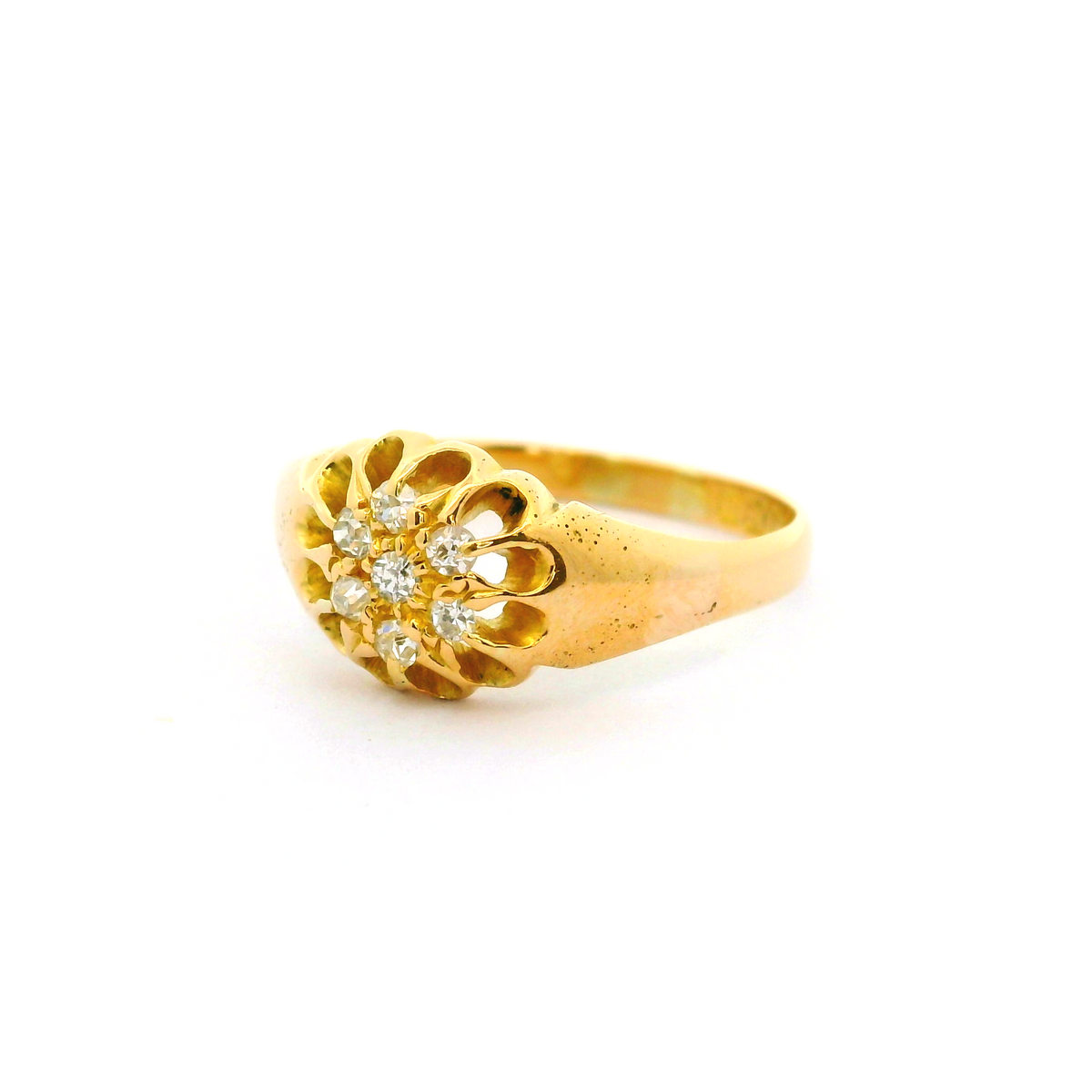 18ct Diamond Cluster Ring