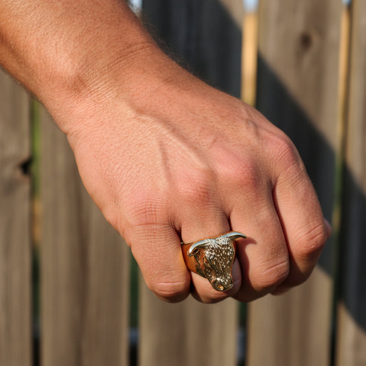 Bulls Head Ring