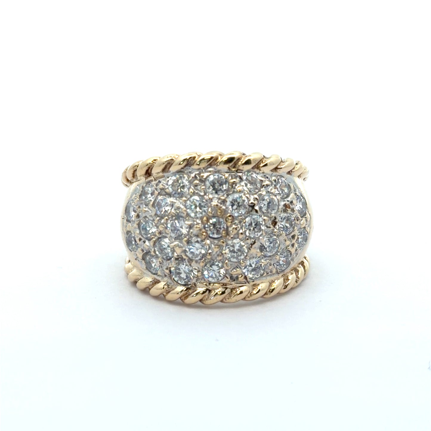Oval Cubic Zirconia Signet Ring