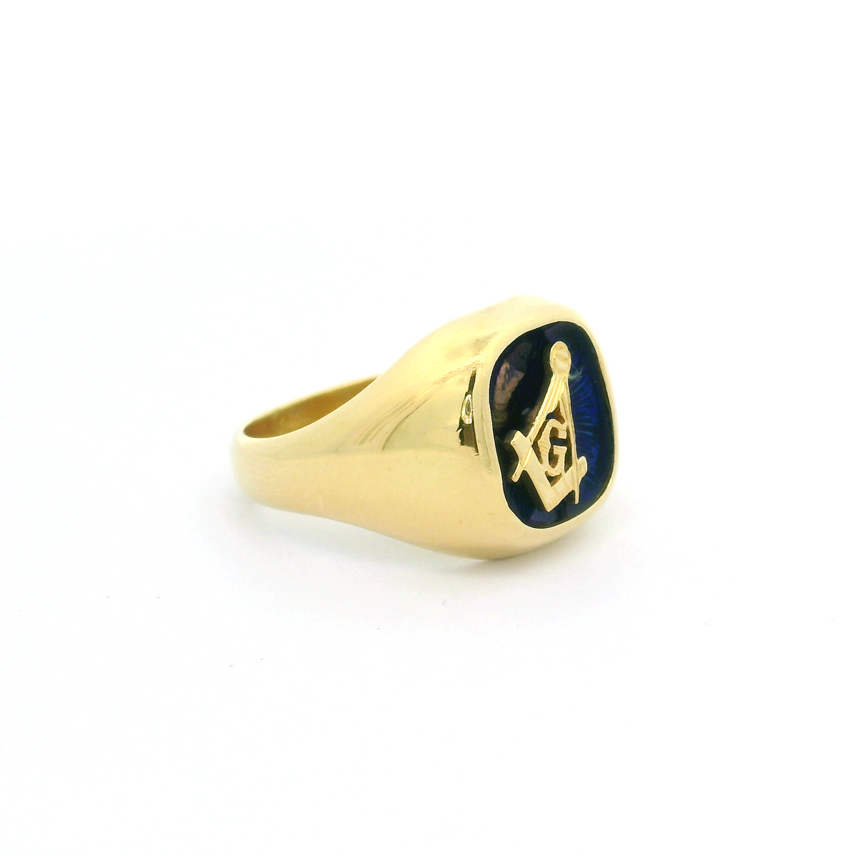 18ct Masonic ring
