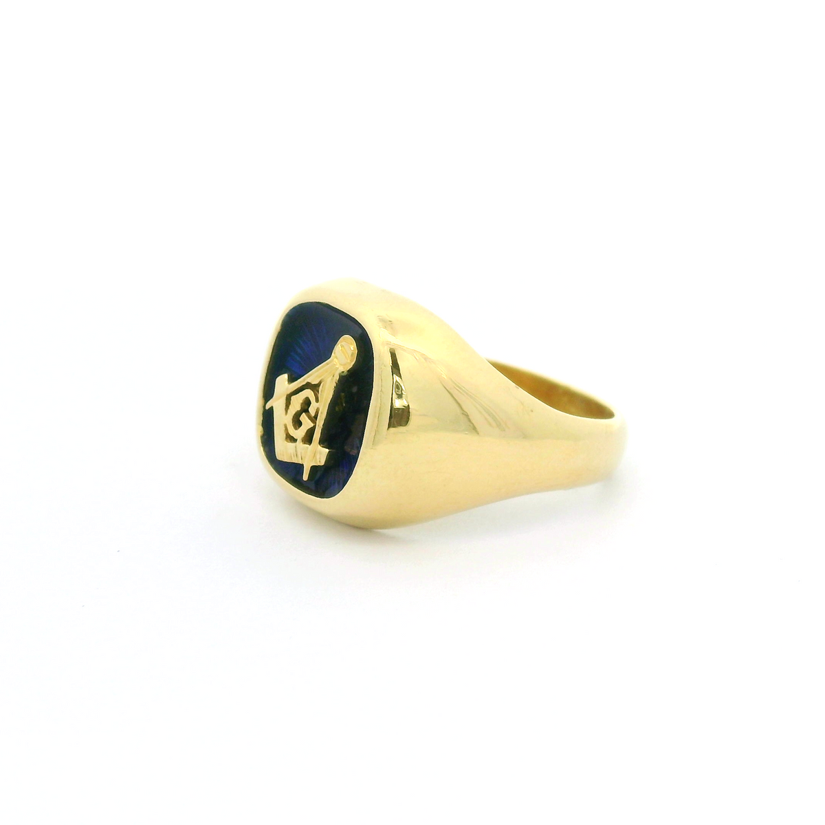 18ct Masonic ring