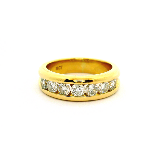 18ct Diamond Half Eternity Ring