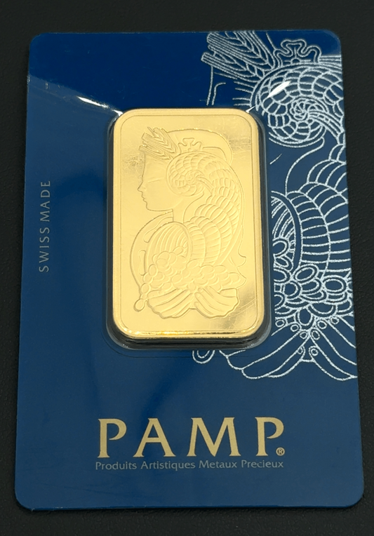 24CT Yellow Gold 1OZ Pamp Bar - 1OZ -