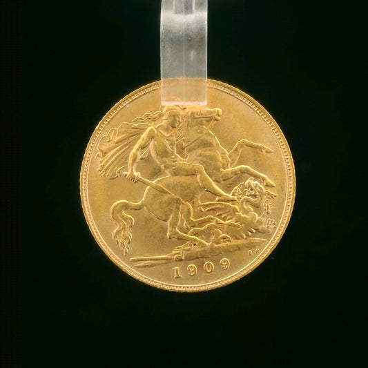22CT Gold 1909 Half Sovereign - 4G