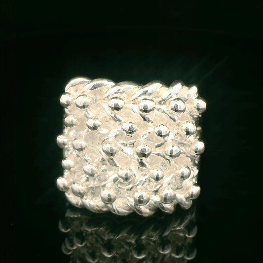 925 Sterling Silver Keepers RIng - Size X"- 30.7G