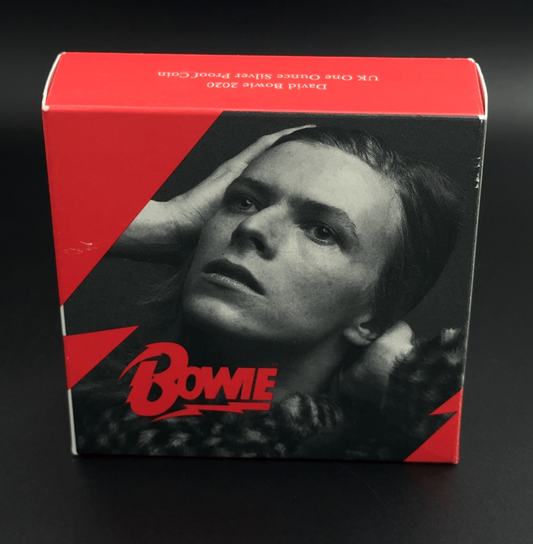 Fine Silver David Bowie 2020 UK Ounce Silver Proof Coin