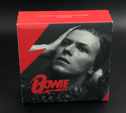 Fine Silver David Bowie 2020 UK Half Ounce Silver Proof Coin