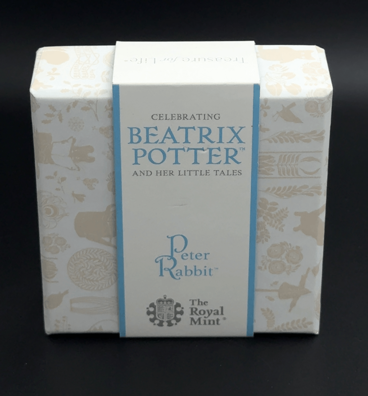 Sterling Silver Beatrix Potter, Flopsy Bunny Commerative Coin