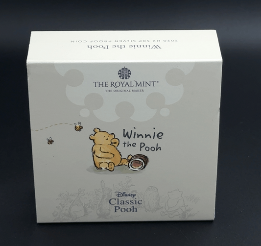 Sterling Silver Winnie the Pooh Commerative 50p Coin