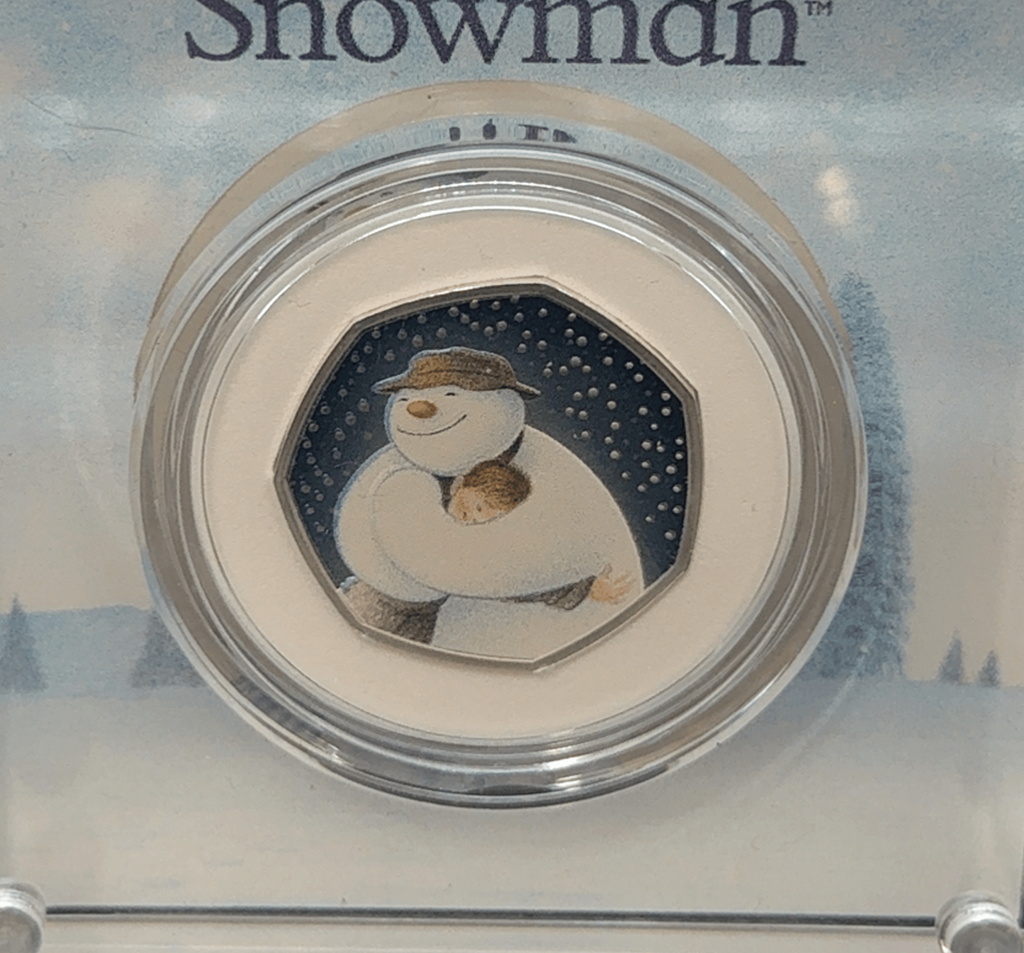 The Royal Mint The Snowman Sterling Silver 50p