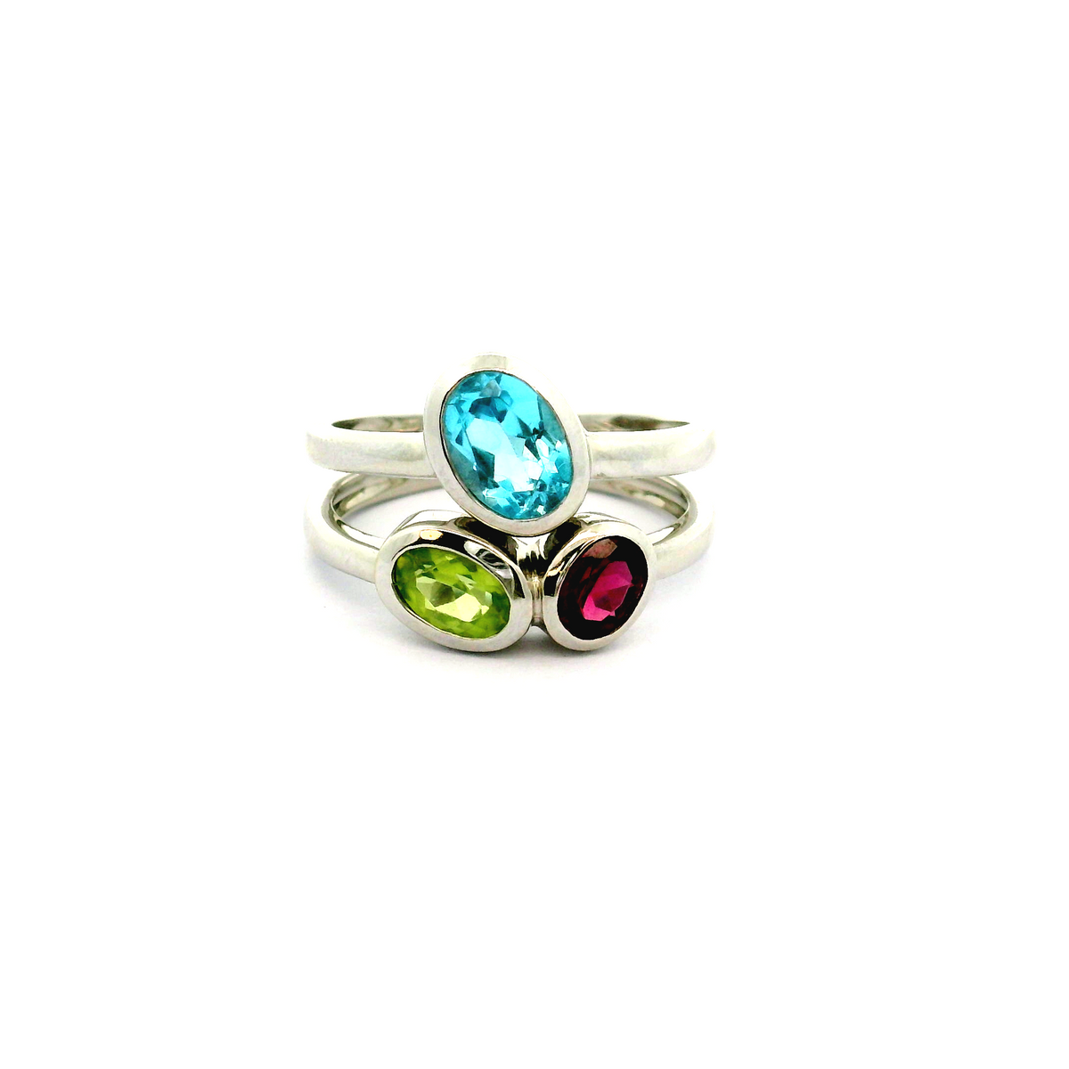 18ct Multi Gem Ring