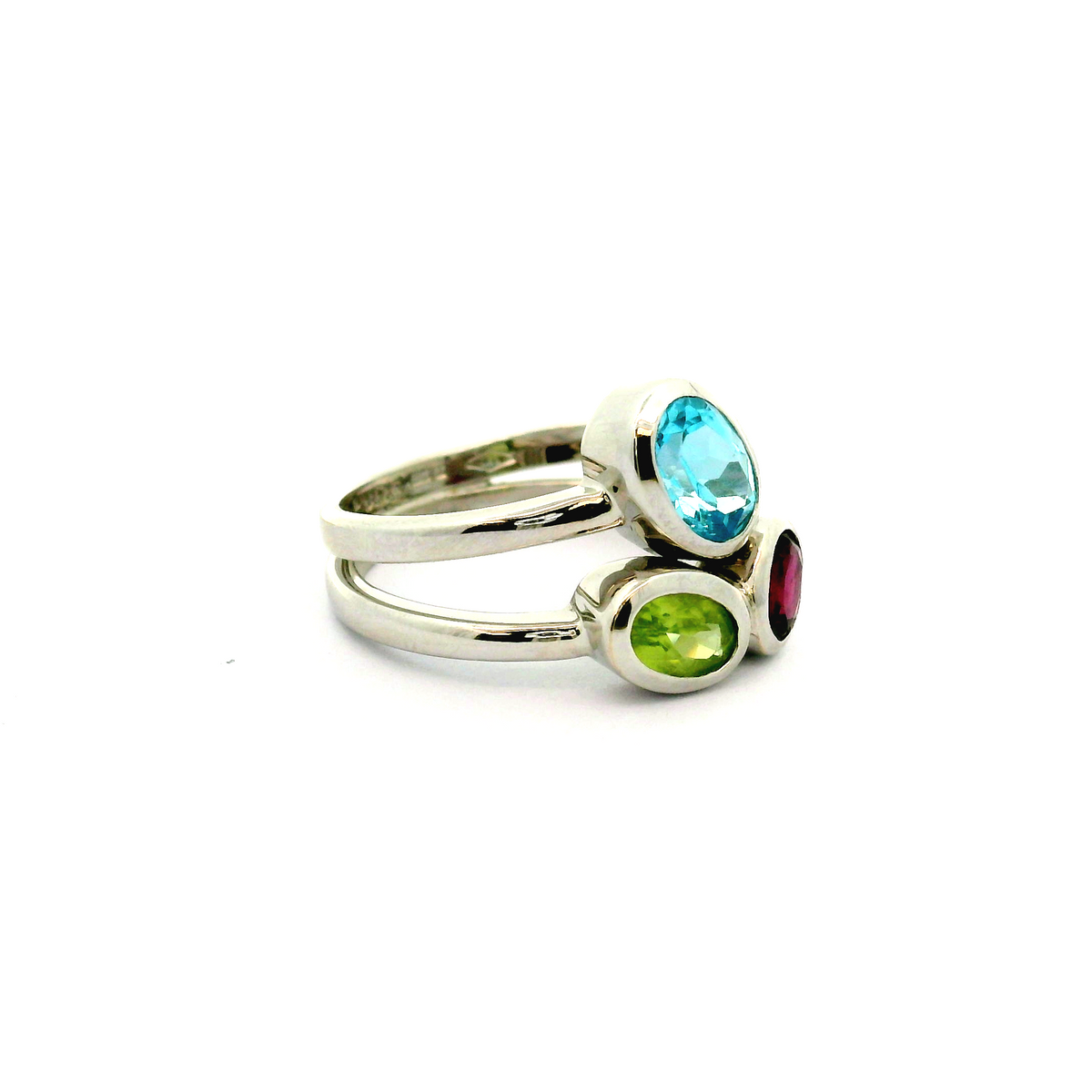 18ct Multi Gem Ring