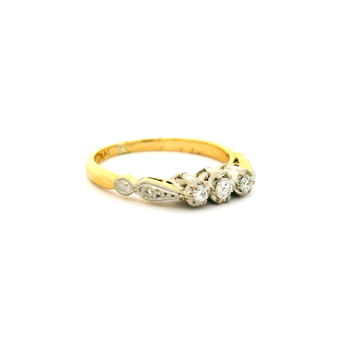 18ct Trio Diamond Ring