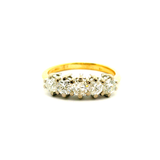 18ct Diamond 5 stone Ring